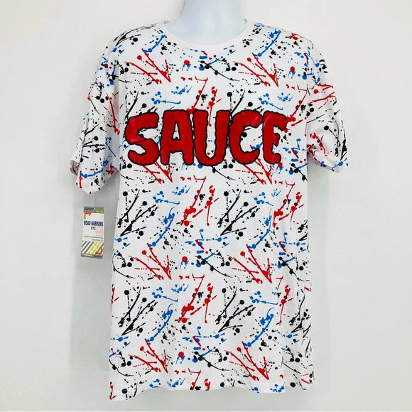 NWT Road Narrows N.Y.C. Splattered Paint Graphic T-Shirt Size 3XL - Picture 1 of 8